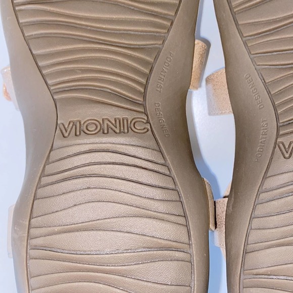 NIB Vionic Rest Jodie rose gold adjustable sandals - Picture 11 of 12